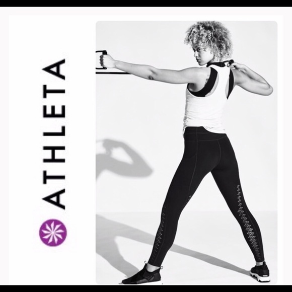 Athleta Pants - Athleta Black Niyama 7/8 Tight-XS-NWOT